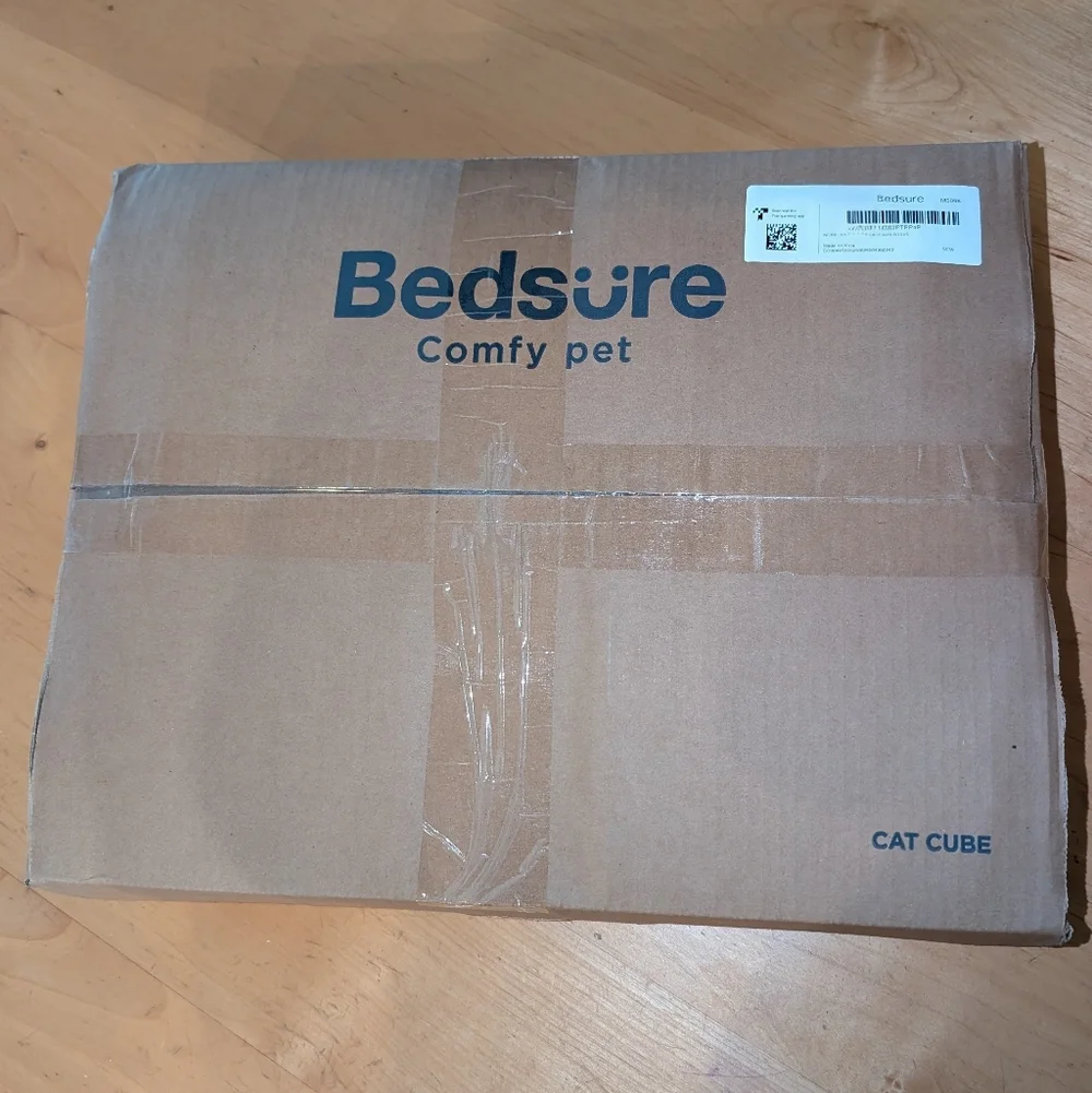 Cat Cube by Bedsure Comfy Pet, Grey NIB .1 - Picture 7 of 15